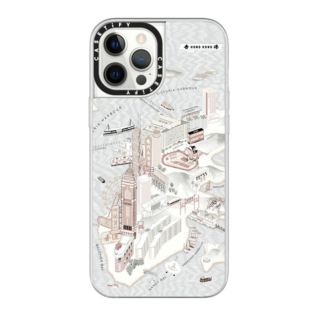CASETiFY アーティスト:Don Mak x CASETiFY iPhone 12 Pro Max Case Clear グリップケース Map of Hong Kong CASETiFY アーティスト:Don Mak x CASETiFY iPhone 12 Pro Max Case Clear グリップケース Map of Hong Kong