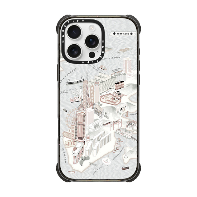 CASETiFY アーティスト:Don Mak x CASETiFY iPhone 16 Pro Max Case Black ウルトラ インパクトケース MagSafe 対応 Map of Hong Kong CASETiFY アーティスト:Don Mak x CASETiFY iPhone 16 Pro Max Case Black ウルトラ インパクトケース MagSafe 対応 Map of Hong Kong