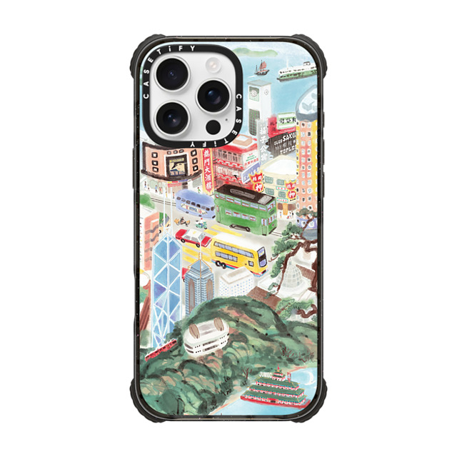 CASETiFY アーティスト:Don Mak x CASETiFY iPhone 16 Pro Max Case Black ウルトラ インパクトケース MagSafe 対応 Hong Kong Island CASETiFY アーティスト:Don Mak x CASETiFY iPhone 16 Pro Max Case Black ウルトラ インパクトケース MagSafe 対応 Hong Kong Island