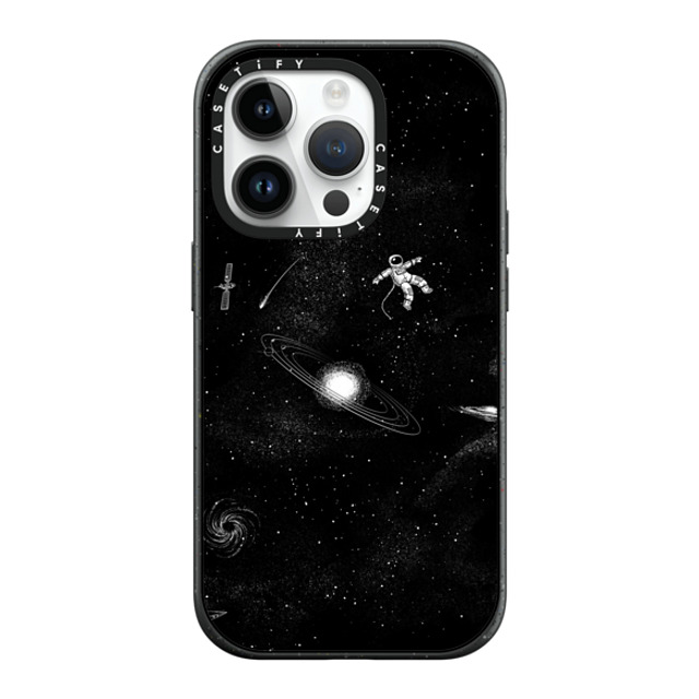 Tobe Fonseca x CASETiFY iPhone 14 Pro ケース マットブラック インパクトケース Gravity 3.0