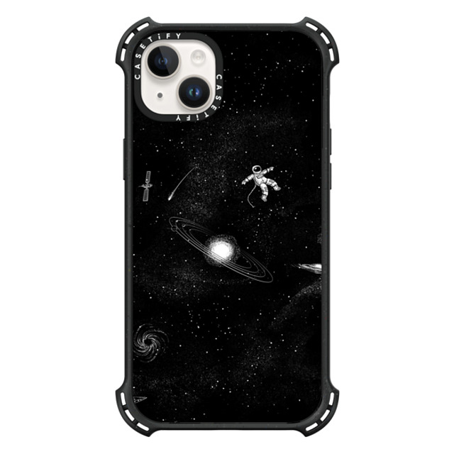 Tobe Fonseca x CASETiFY iPhone 14 Plus ケース Triple Black バウンスケース Gravity 3.0