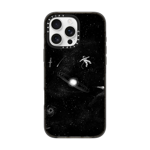 Tobe Fonseca x CASETiFY iPhone 16 Pro Max ケース ブラック インパクトケース MagSafe対応 Gravity 3.0