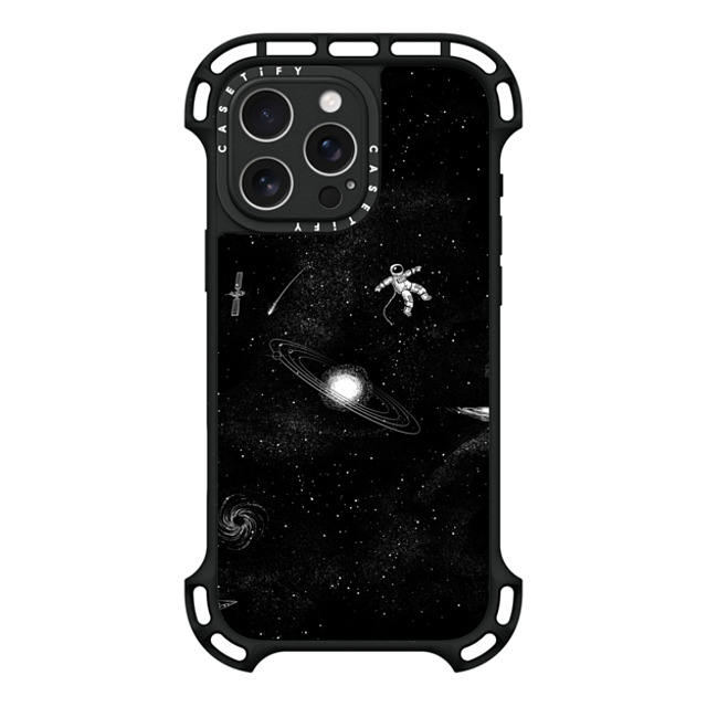 Tobe Fonseca x CASETiFY iPhone 16 Pro Max ケース ブラック ウルトラ バウンスケース MagSafe対応 Gravity 3.0