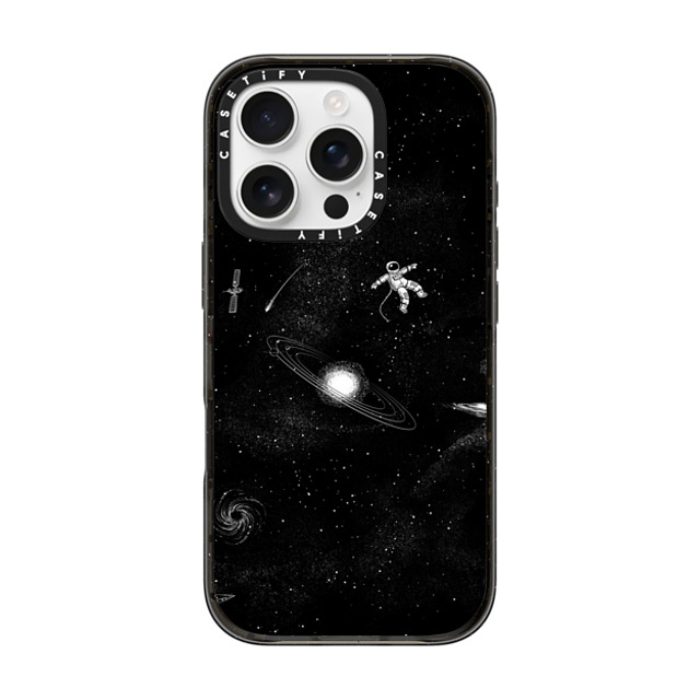 Tobe Fonseca x CASETiFY iPhone 16 Pro ケース ブラック インパクトケース MagSafe対応 Gravity 3.0