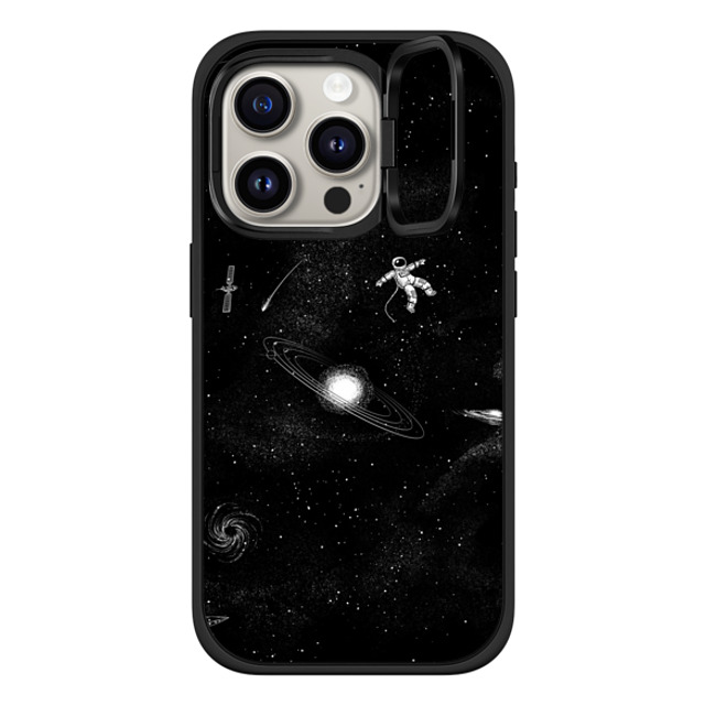 Tobe Fonseca x CASETiFY iPhone 15 Pro ケース マットブラック インパクトリングスタンドケース MagSafe対応 Gravity 3.0