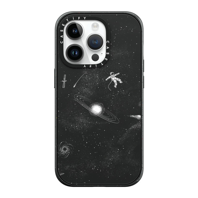 Tobe Fonseca x CASETiFY iPhone 14 Pro ケース マットブラック インパクトケース MagSafe対応 Gravity 3.0