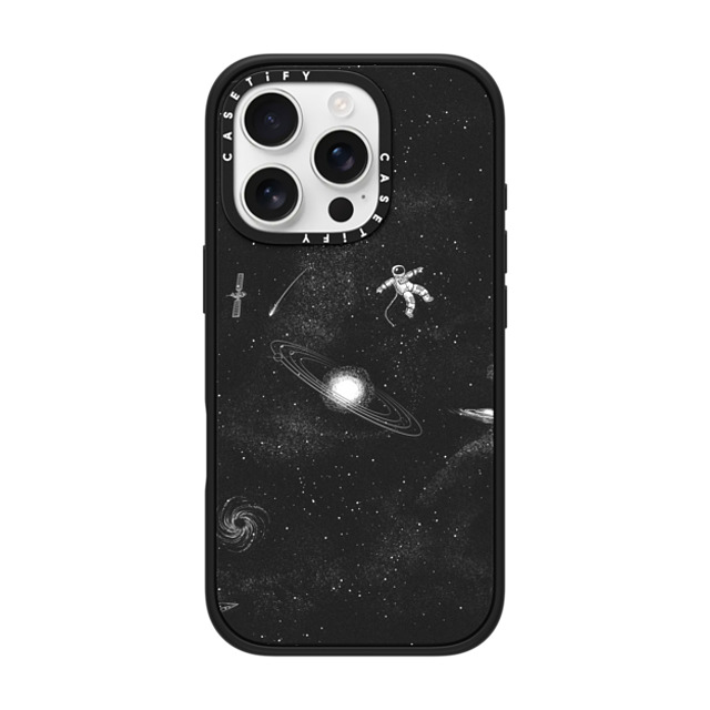 Tobe Fonseca x CASETiFY iPhone 16 Pro ケース マットブラック インパクトケース MagSafe対応 Gravity 3.0