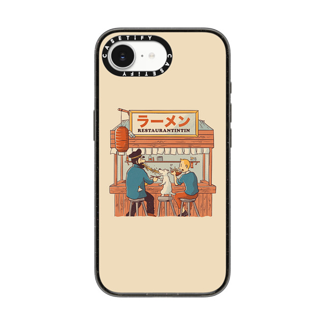 Tobe Fonseca x CASETiFY iPhone 16e Case Black Impact Case MagSafe Compatible Ramen RestauranTintin Cream Back to School Tobe Fonseca x CASETiFY iPhone 16e Case Black Impact Case MagSafe Compatible Ramen RestauranTintin Cream Back to School