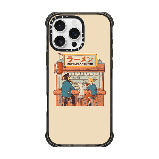 Tobe Fonseca x CASETiFY iPhone 16 Pro Max Case Black ウルトラ インパクトケース MagSafe 対応 Ramen RestauranTintin Cream Back to School Tobe Fonseca x CASETiFY iPhone 16 Pro Max Case Black ウルトラ インパクトケース MagSafe 対応 Ramen RestauranTintin Cream Back to School