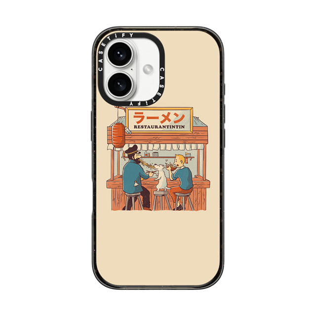 Tobe Fonseca x CASETiFY iPhone 16 Case Black Impact Case MagSafe Compatible Ramen RestauranTintin Cream Back to School Tobe Fonseca x CASETiFY iPhone 16 Case Black Impact Case MagSafe Compatible Ramen RestauranTintin Cream Back to School