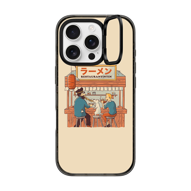 Tobe Fonseca x CASETiFY iPhone 16 Pro Case Black インパクトリングスタンドケース MagSafe対応 Ramen RestauranTintin Cream Back to School Tobe Fonseca x CASETiFY iPhone 16 Pro Case Black インパクトリングスタンドケース MagSafe対応 Ramen RestauranTintin Cream Back to School