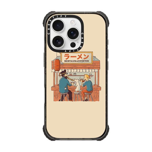 Tobe Fonseca x CASETiFY iPhone 16 Pro Case Black ウルトラ インパクトケース MagSafe 対応 Ramen RestauranTintin Cream Back to School Tobe Fonseca x CASETiFY iPhone 16 Pro Case Black ウルトラ インパクトケース MagSafe 対応 Ramen RestauranTintin Cream Back to School