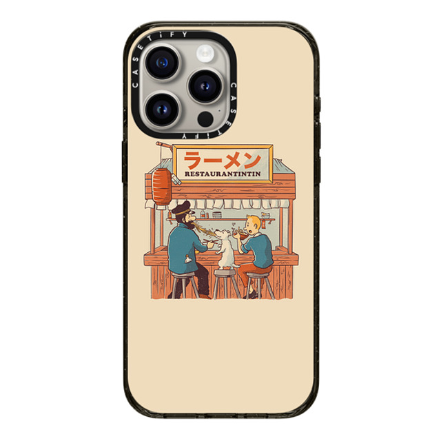 Tobe Fonseca x CASETiFY iPhone 15 Pro Max Case Black Impact Case MagSafe Compatible Ramen RestauranTintin Cream Back to School Tobe Fonseca x CASETiFY iPhone 15 Pro Max Case Black Impact Case MagSafe Compatible Ramen RestauranTintin Cream Back to School