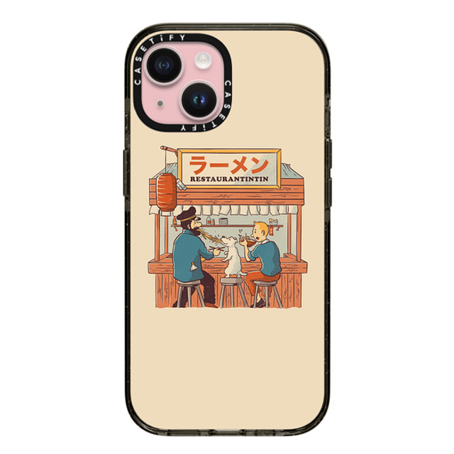 Tobe Fonseca x CASETiFY iPhone 15 Case Black Impact Case MagSafe Compatible Ramen RestauranTintin Cream Back to School Tobe Fonseca x CASETiFY iPhone 15 Case Black Impact Case MagSafe Compatible Ramen RestauranTintin Cream Back to School
