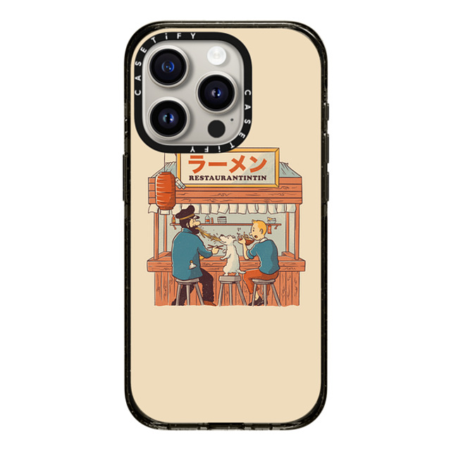 Tobe Fonseca x CASETiFY iPhone 15 Pro Case Black Impact Case MagSafe Compatible Ramen RestauranTintin Cream Back to School Tobe Fonseca x CASETiFY iPhone 15 Pro Case Black Impact Case MagSafe Compatible Ramen RestauranTintin Cream Back to School
