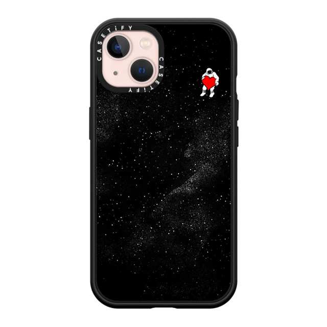 Tobe Fonseca x CASETiFY iPhone 13 ケース マットブラック インパクトケース MagSafe対応 Love Space