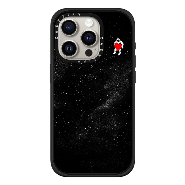 Tobe Fonseca x CASETiFY iPhone 15 Pro ケース マットブラック インパクトケース MagSafe対応 Love Space