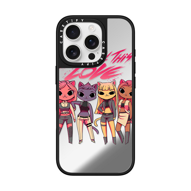 Tobe Fonseca x CASETiFY iPhone 16 Pro Case Silver on Black ミラーケース MagSafe対応 Let's kill this love! Kpop Cats Mother's Day Tobe Fonseca x CASETiFY iPhone 16 Pro Case Silver on Black ミラーケース MagSafe対応 Let's kill this love! Kpop Cats Mother's Day