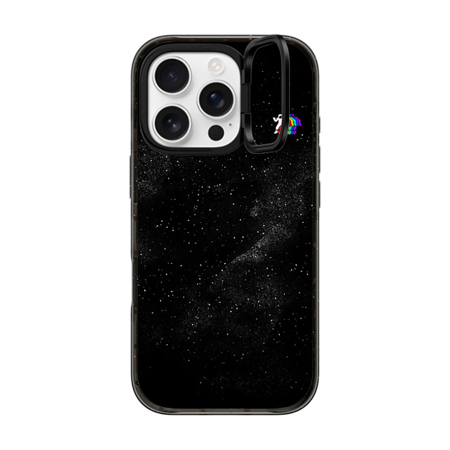 Tobe Fonseca x CASETiFY iPhone 16 Pro ケース ブラック インパクトリングスタンドケース MagSafe対応 Gravity V2