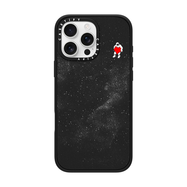 Tobe Fonseca x CASETiFY iPhone 16 Pro Max ケース マットブラック インパクトケース MagSafe対応 Love Space