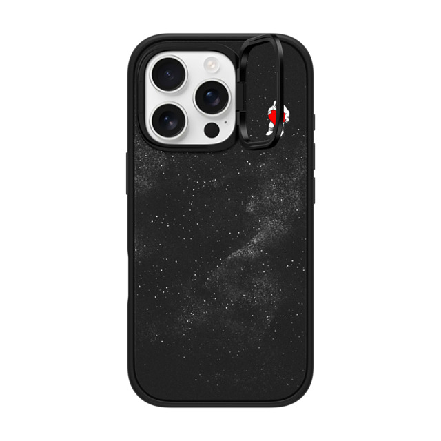 Tobe Fonseca x CASETiFY iPhone 16 Pro ケース マットブラック インパクトリングスタンドケース MagSafe対応 Love Space