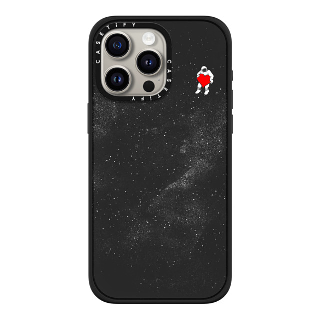 Tobe Fonseca x CASETiFY iPhone 15 Pro Max ケース マットブラック インパクトケース MagSafe対応 Love Space