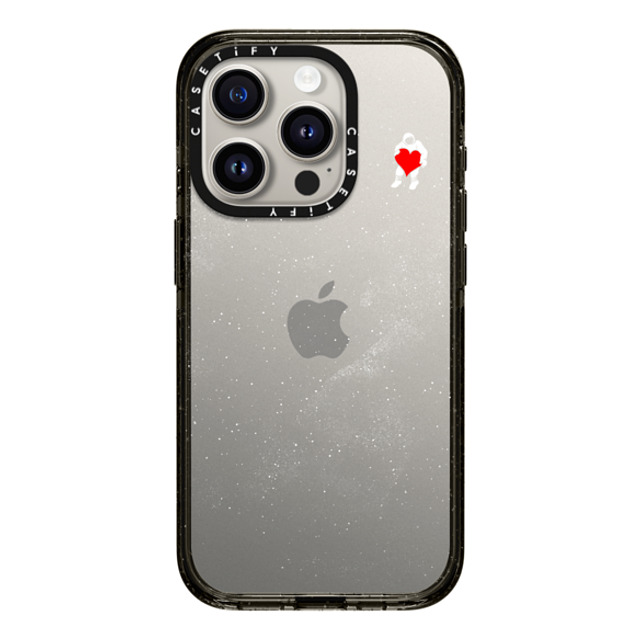 Tobe Fonseca x CASETiFY iPhone 15 Pro ケース ブラック インパクトケース Love Space