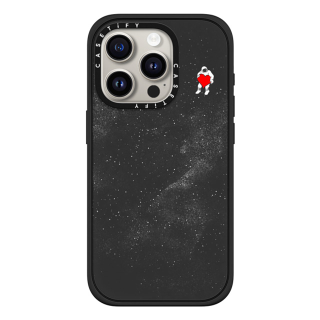 Tobe Fonseca x CASETiFY iPhone 15 Pro ケース マットブラック インパクトケース MagSafe対応 Love Space