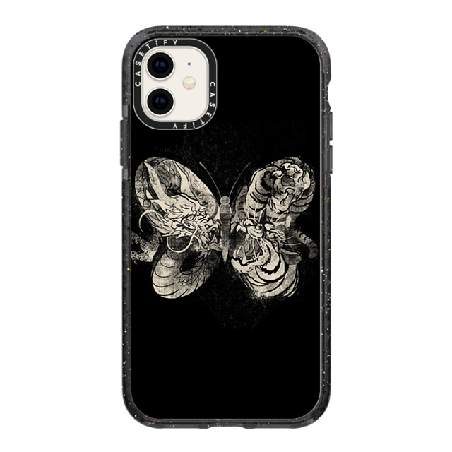 Tobe Fonseca x CASETiFY iPhone 11 ケース Butterfly,Dragon ブラック インパクトケース Dragon Tiger Tattoo Butterfly Back to School Tobe Fonseca x CASETiFY iPhone 11 ケース Butterfly,Dragon ブラック インパクトケース Dragon Tiger Tattoo Butterfly Back to School