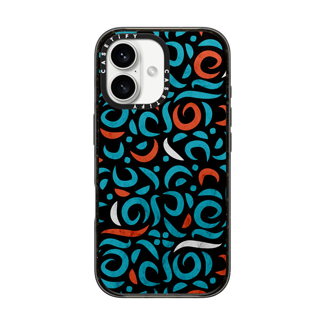 Tobe Fonseca x CASETiFY iPhone 16 Case Black インパクトケース Arabic Organic Pattern Black Mother's Day Tobe Fonseca x CASETiFY iPhone 16 Case Black インパクトケース Arabic Organic Pattern Black Mother's Day