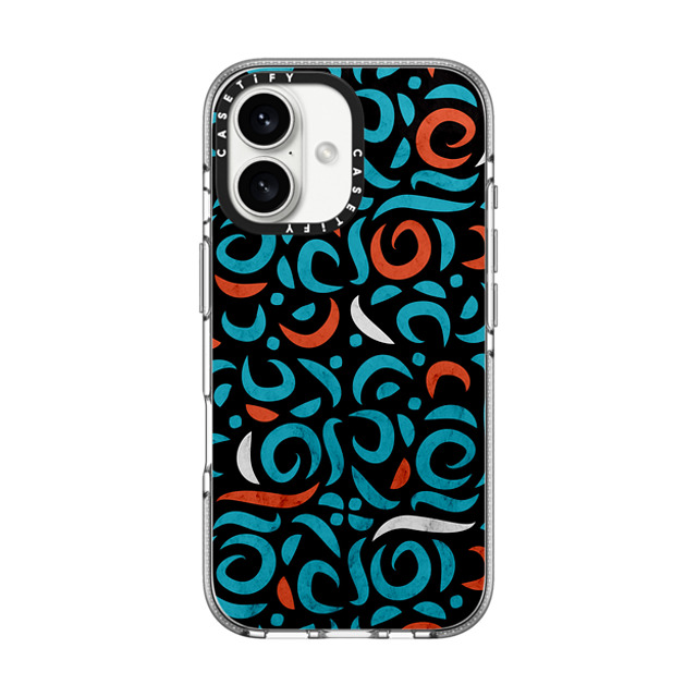 Tobe Fonseca x CASETiFY iPhone 16 Case Clear Clear Case MagSafe Compatible Arabic Organic Pattern Black Mother's Day Tobe Fonseca x CASETiFY iPhone 16 Case Clear Clear Case MagSafe Compatible Arabic Organic Pattern Black Mother's Day