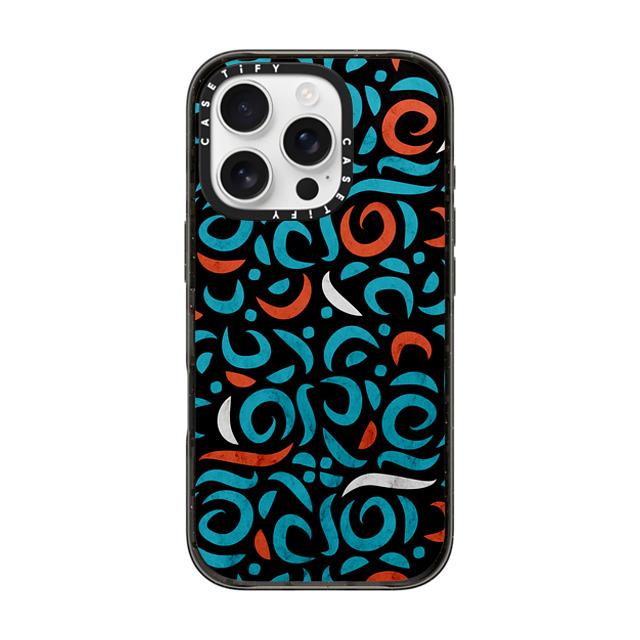 Tobe Fonseca x CASETiFY iPhone 16 Pro Case Black Impact Case MagSafe Compatible Arabic Organic Pattern Black Mother's Day Tobe Fonseca x CASETiFY iPhone 16 Pro Case Black Impact Case MagSafe Compatible Arabic Organic Pattern Black Mother's Day