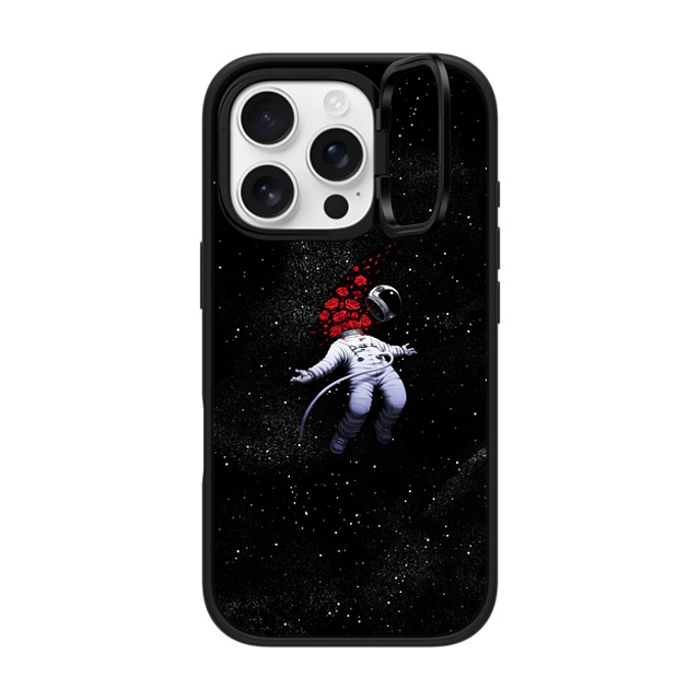 Tobe Fonseca x CASETiFY iPhone 16 Pro ケース マットブラック インパクトリングスタンドケース MagSafe対応 Gravity Tobe Fonseca Astro Spring