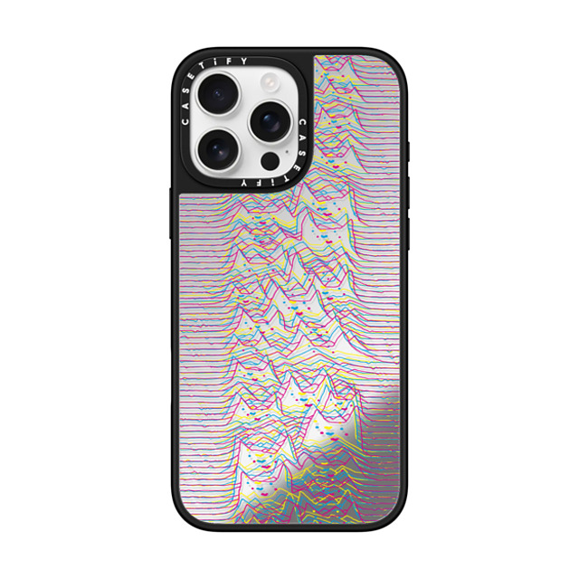 Tobe Fonseca x CASETiFY iPhone 16 Pro Max Case Silver on Black ミラーケース MagSafe対応 Furr Division Glitch Mother's Day Tobe Fonseca x CASETiFY iPhone 16 Pro Max Case Silver on Black ミラーケース MagSafe対応 Furr Division Glitch Mother's Day