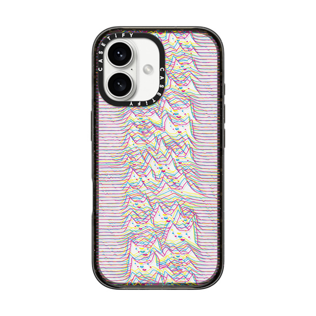 Tobe Fonseca x CASETiFY iPhone 16 Case Black Impact Case Furr Division Glitch Father's Day Tobe Fonseca x CASETiFY iPhone 16 Case Black Impact Case Furr Division Glitch Father's Day