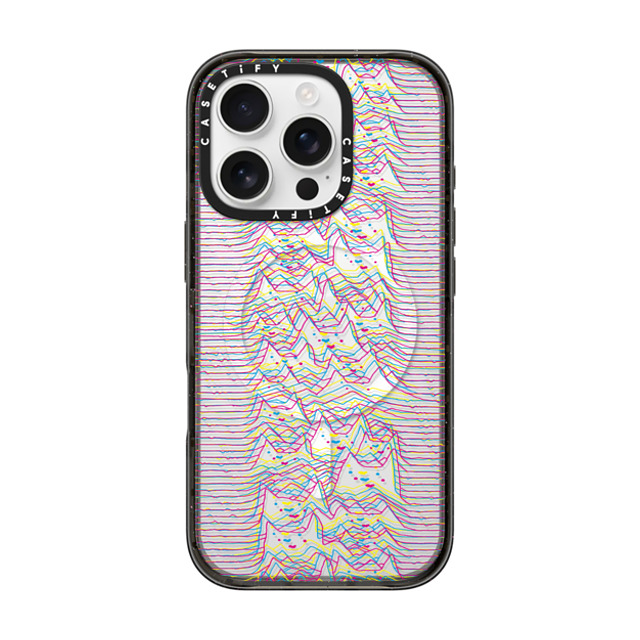 Tobe Fonseca x CASETiFY iPhone 16 Pro ケース ブラック インパクトケース MagSafe対応 Furr Division Glitch Father's Day Tobe Fonseca x CASETiFY iPhone 16 Pro ケース ブラック インパクトケース MagSafe対応 Furr Division Glitch Father's Day