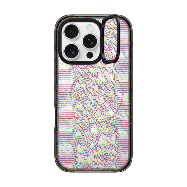Tobe Fonseca x CASETiFY iPhone 16 Pro Case Black インパクトリングスタンドケース MagSafe対応 Furr Division Glitch Father's Day Tobe Fonseca x CASETiFY iPhone 16 Pro Case Black インパクトリングスタンドケース MagSafe対応 Furr Division Glitch Father's Day