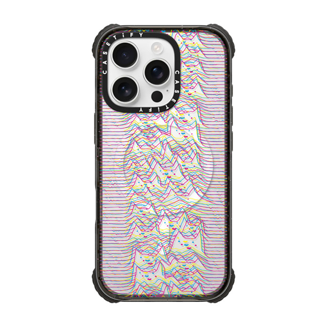 Tobe Fonseca x CASETiFY iPhone 16 Pro ケース ブラック ウルトラ インパクトケース MagSafe 対応 Furr Division Glitch Father's Day Tobe Fonseca x CASETiFY iPhone 16 Pro ケース ブラック ウルトラ インパクトケース MagSafe 対応 Furr Division Glitch Father's Day