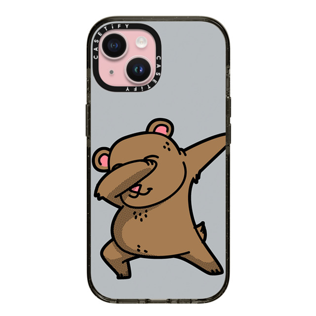 Tobe Fonseca x CASETiFY iPhone 15 Case Bear Black Impact Case MagSafe Compatible Dabbing Bear Mother's Day Tobe Fonseca x CASETiFY iPhone 15 Case Bear Black Impact Case MagSafe Compatible Dabbing Bear Mother's Day