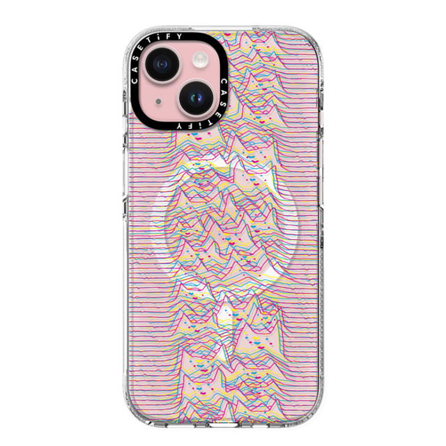 Tobe Fonseca x CASETiFY iPhone 15 Case Clear Clear Case MagSafe Compatible Furr Division Glitch Mother's Day Tobe Fonseca x CASETiFY iPhone 15 Case Clear Clear Case MagSafe Compatible Furr Division Glitch Mother's Day