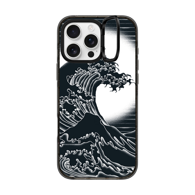 Tobe Fonseca x CASETiFY iPhone 16 Pro Max Case Black インパクトリングスタンドケース MagSafe対応 Waterbending Father's Day Tobe Fonseca x CASETiFY iPhone 16 Pro Max Case Black インパクトリングスタンドケース MagSafe対応 Waterbending Father's Day