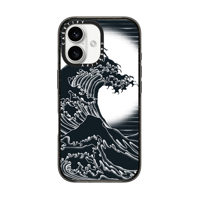 Tobe Fonseca x CASETiFY iPhone 16 Case Black Impact Case MagSafe Compatible Waterbending Father's Day Tobe Fonseca x CASETiFY iPhone 16 Case Black Impact Case MagSafe Compatible Waterbending Father's Day