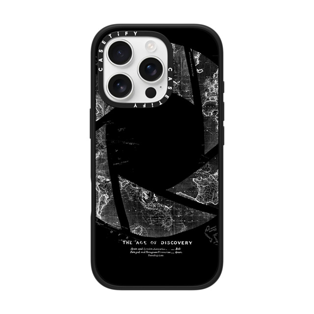 Tobe Fonseca x CASETiFY iPhone 16 Pro Case Matte Black Impact Case MagSafe Compatible Traveling Lens Tobe Fonseca x CASETiFY iPhone 16 Pro Case Matte Black Impact Case MagSafe Compatible Traveling Lens