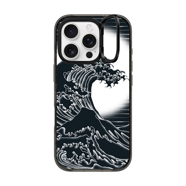 Tobe Fonseca x CASETiFY iPhone 16 Pro Case Black インパクトリングスタンドケース MagSafe対応 Waterbending Father's Day Tobe Fonseca x CASETiFY iPhone 16 Pro Case Black インパクトリングスタンドケース MagSafe対応 Waterbending Father's Day