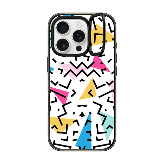 Tobe Fonseca x CASETiFY iPhone 16 Pro ケース ブラック インパクトリングスタンドケース MagSafe対応 90's Dizzy Funky Colorful Pattern Father's Day Tobe Fonseca x CASETiFY iPhone 16 Pro ケース ブラック インパクトリングスタンドケース MagSafe対応 90's Dizzy Funky Colorful Pattern Father's Day