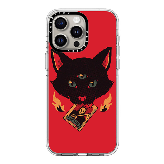 Tobe Fonseca x CASETiFY iPhone 15 Pro Max ケース クリア クリア ケース MagSafe対応 Cat Tarot Death