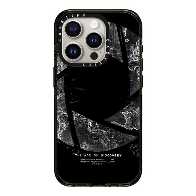 Tobe Fonseca x CASETiFY iPhone 15 Pro Case Black Impact Case MagSafe Compatible Traveling Lens Tobe Fonseca x CASETiFY iPhone 15 Pro Case Black Impact Case MagSafe Compatible Traveling Lens