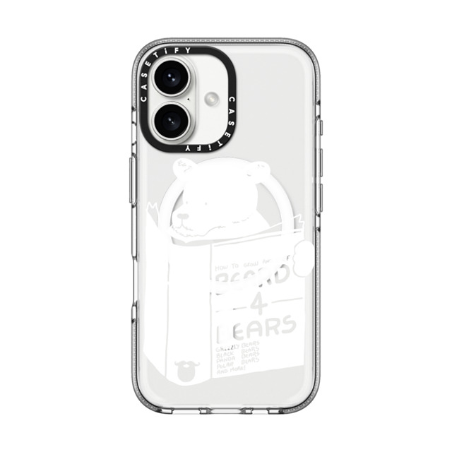 Tobe Fonseca x CASETiFY iPhone 16 Case クリア クリア ケース MagSafe対応 Beard For Bears Back to School Tobe Fonseca x CASETiFY iPhone 16 Case クリア クリア ケース MagSafe対応 Beard For Bears Back to School
