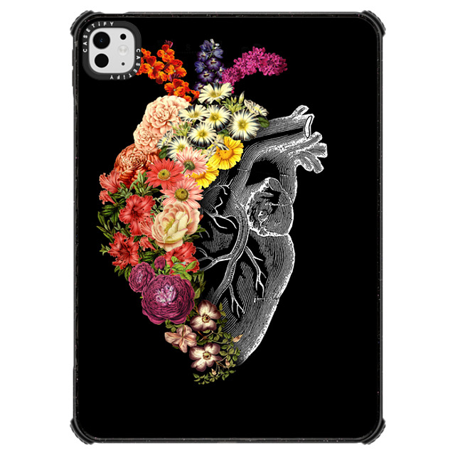 "Tobe Fonseca x CASETiFY iPad Pro 11" (M4) ブラック iPad インパクト ケース Flower Heart Spring Back to School" "Tobe Fonseca x CASETiFY iPad Pro 11" (M4) ブラック iPad インパクト ケース Flower Heart Spring Back to School"