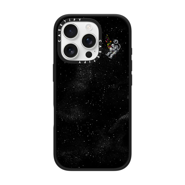 Tobe Fonseca x CASETiFY iPhone 16 Pro ケース マットブラック インパクトケース MagSafe対応 Gravity Tobe Fonseca End of Humanity